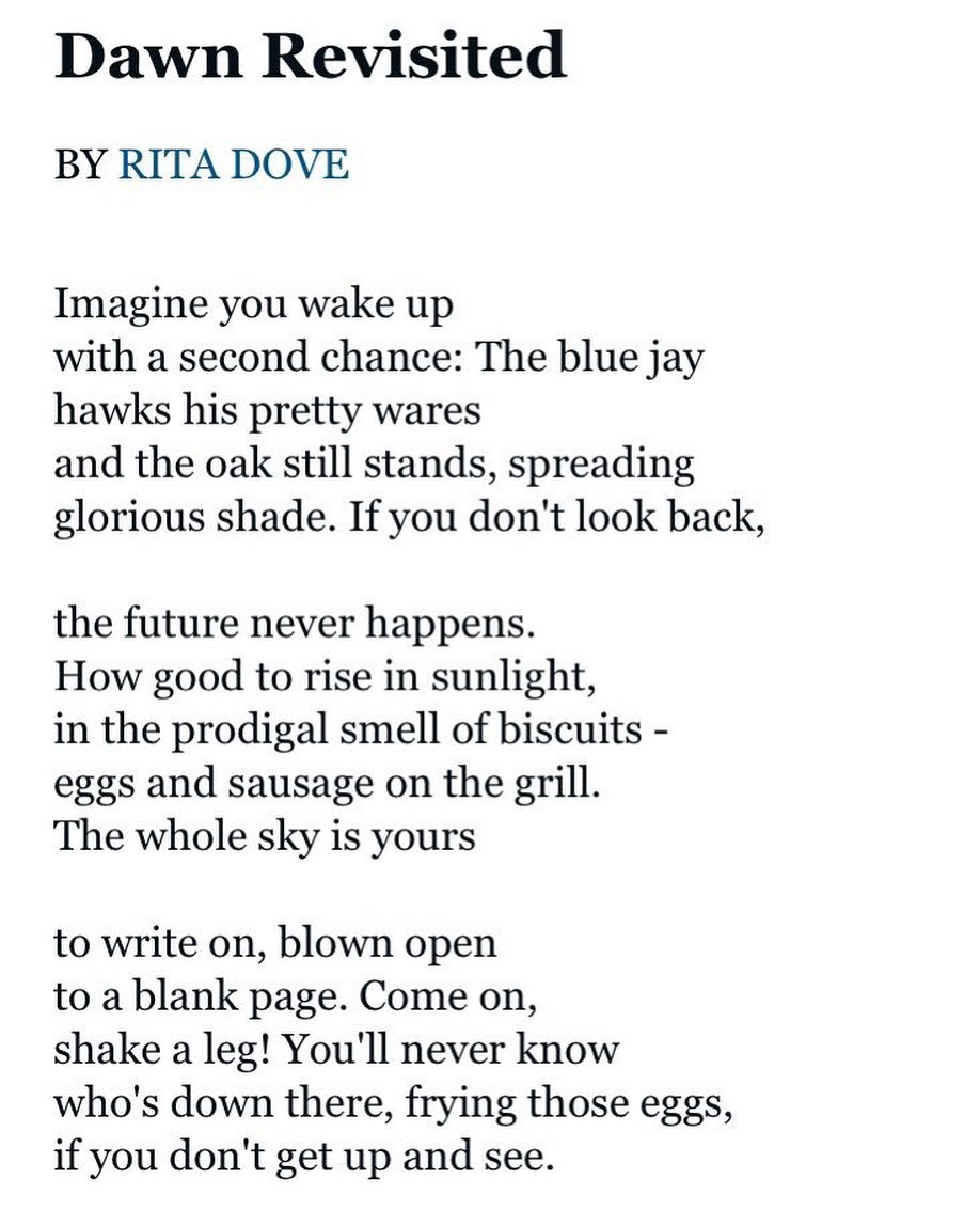 African American poet Rita Dove