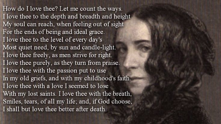 Elizabeth Barrett Browning’s most well-known poem