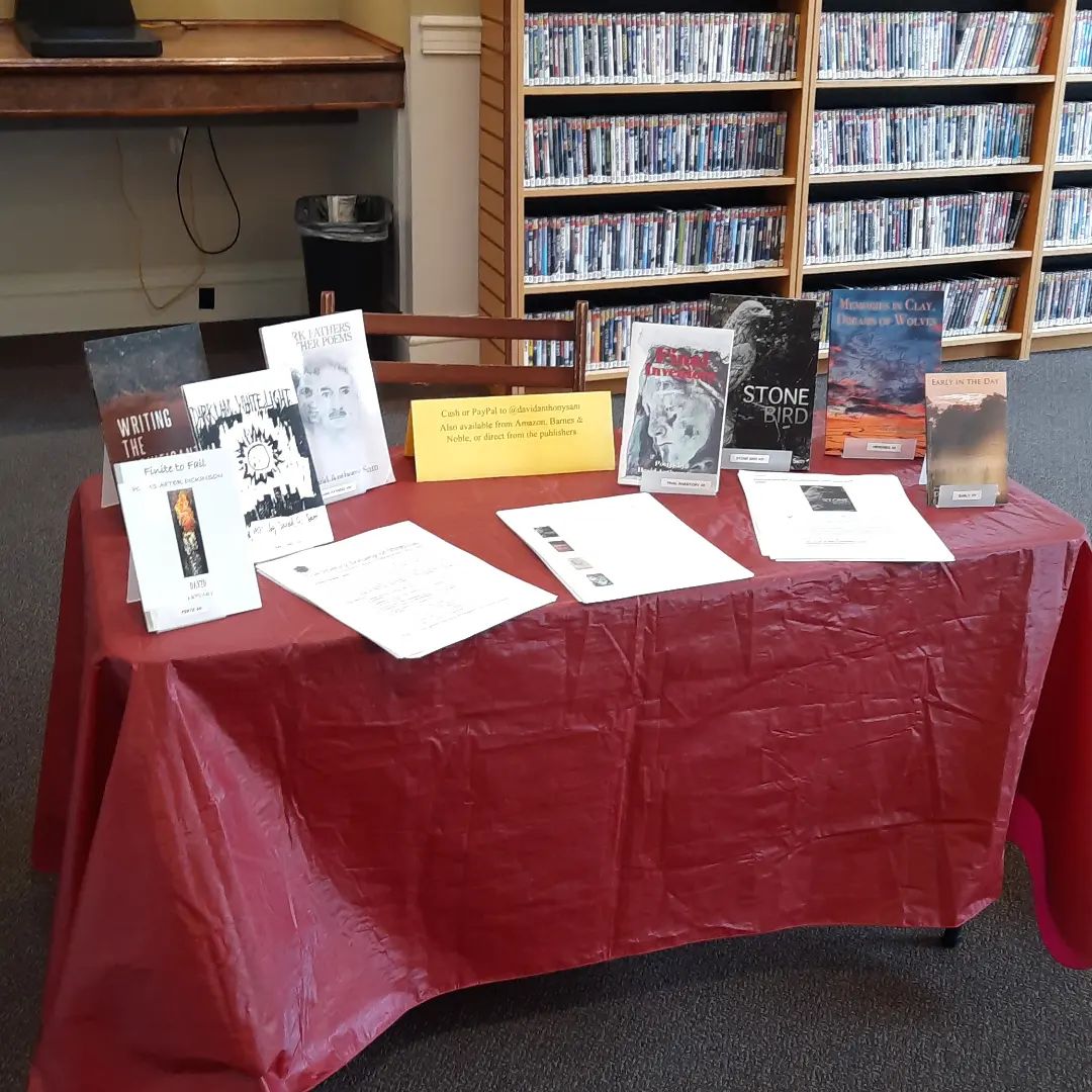 Setting Up At The Downtown Fredericksburg Library Branch – David ...