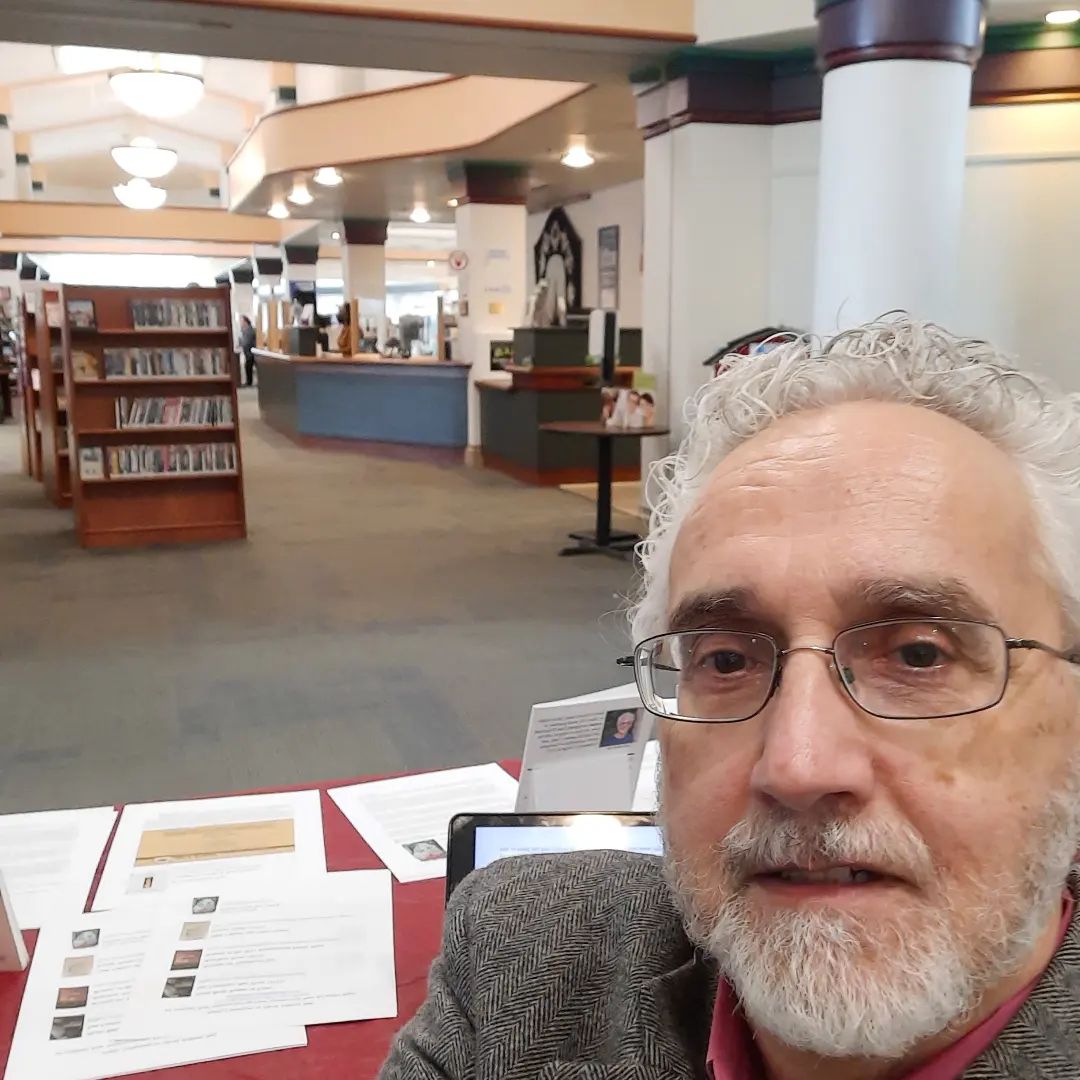 Book signing at the Porter Branch library