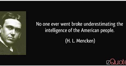 Mencken’s evaluation