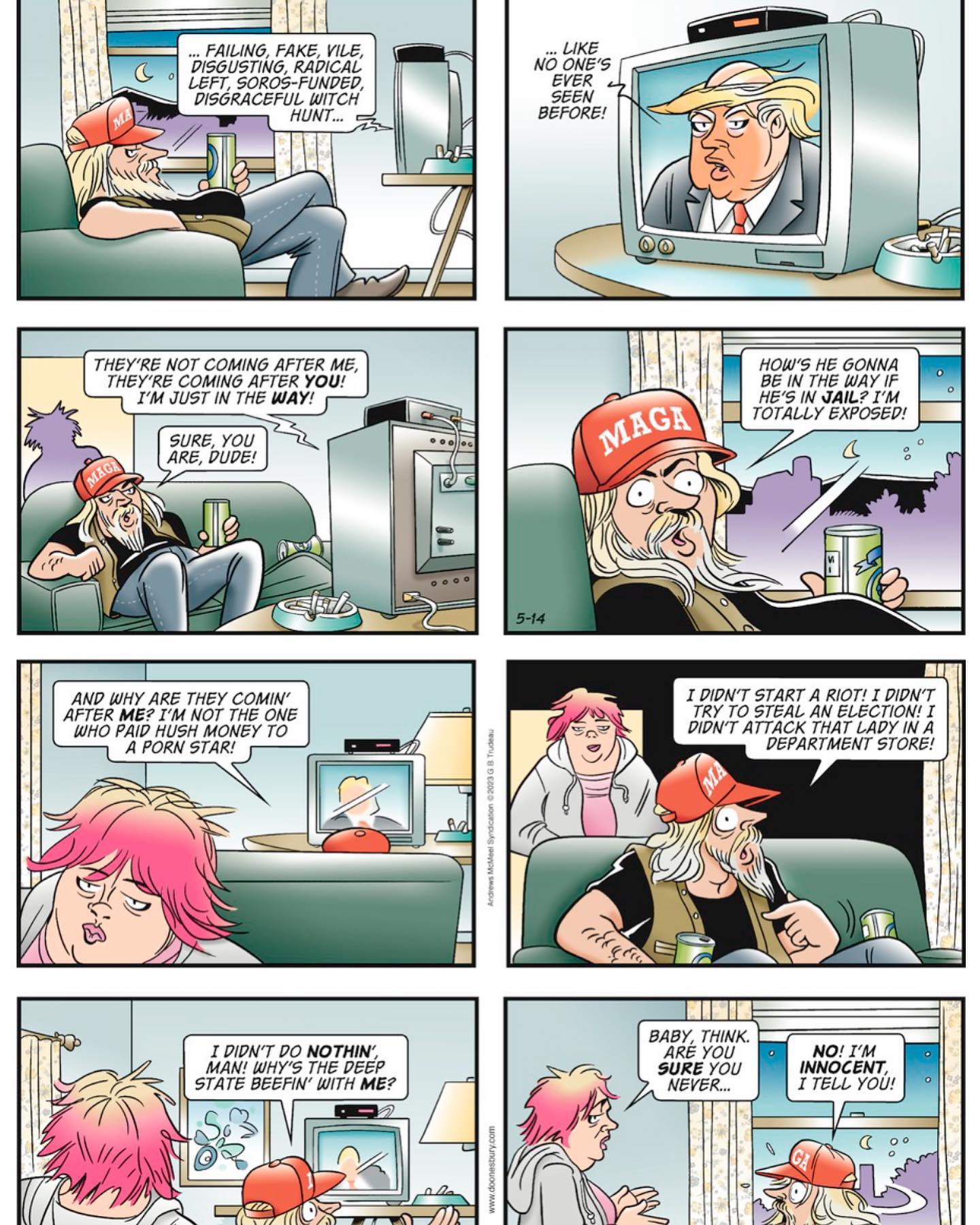 Protect the Rich and Powerful at any cost. https://www.gocomics.com/doonesbury/2023/05/14