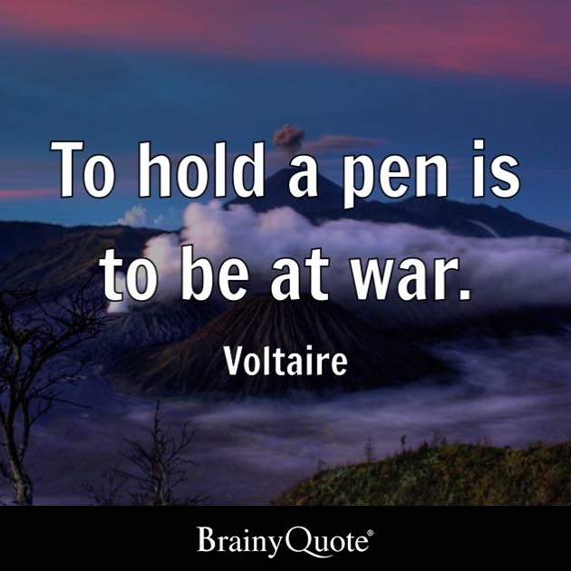 Voltaire knew the danger of writing his truth