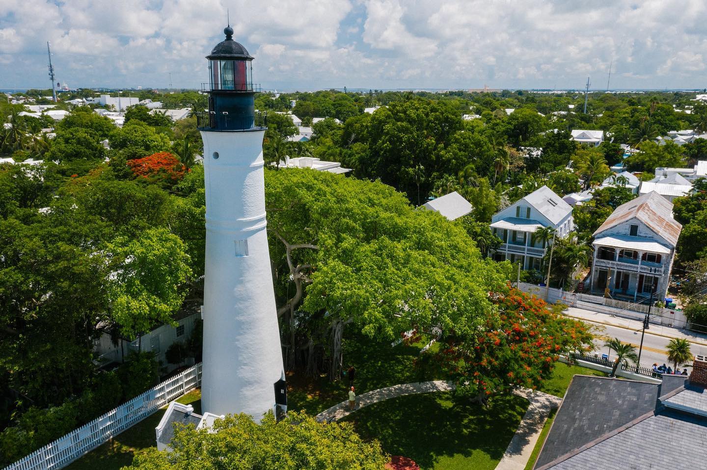 Key West Lighthouse in Florida by Mikhail Nilov