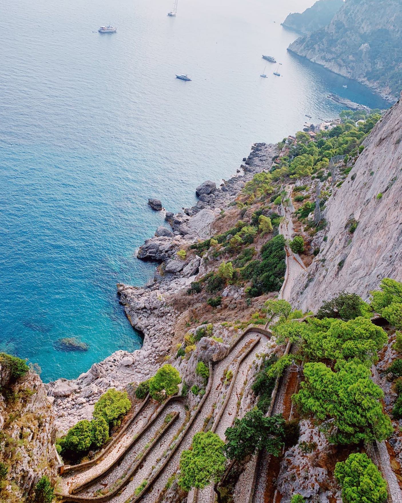 Capri, Campania, ItalyRocky Mountain Beside the Ocean by Jordan Rothstein