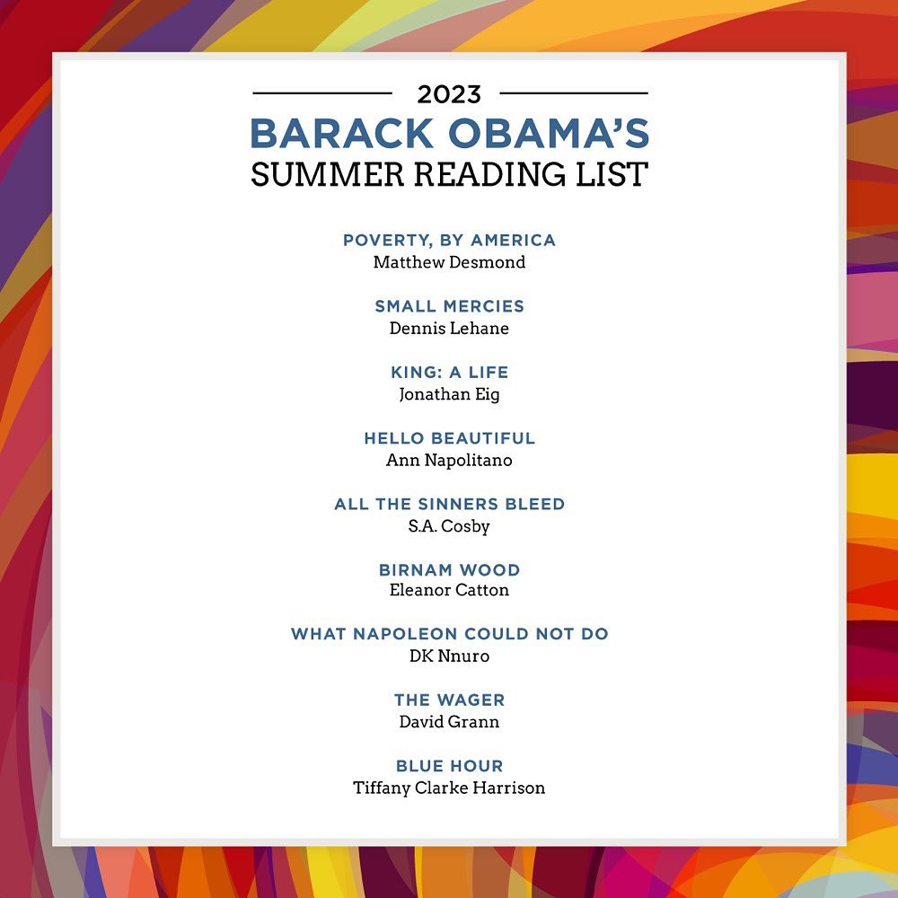 A good list of books to read this summer or after