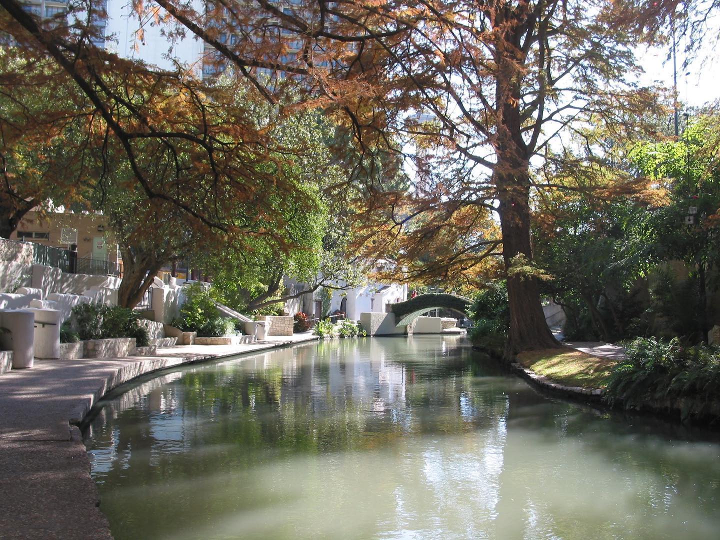 My photo along the riverwalk in San Antonio