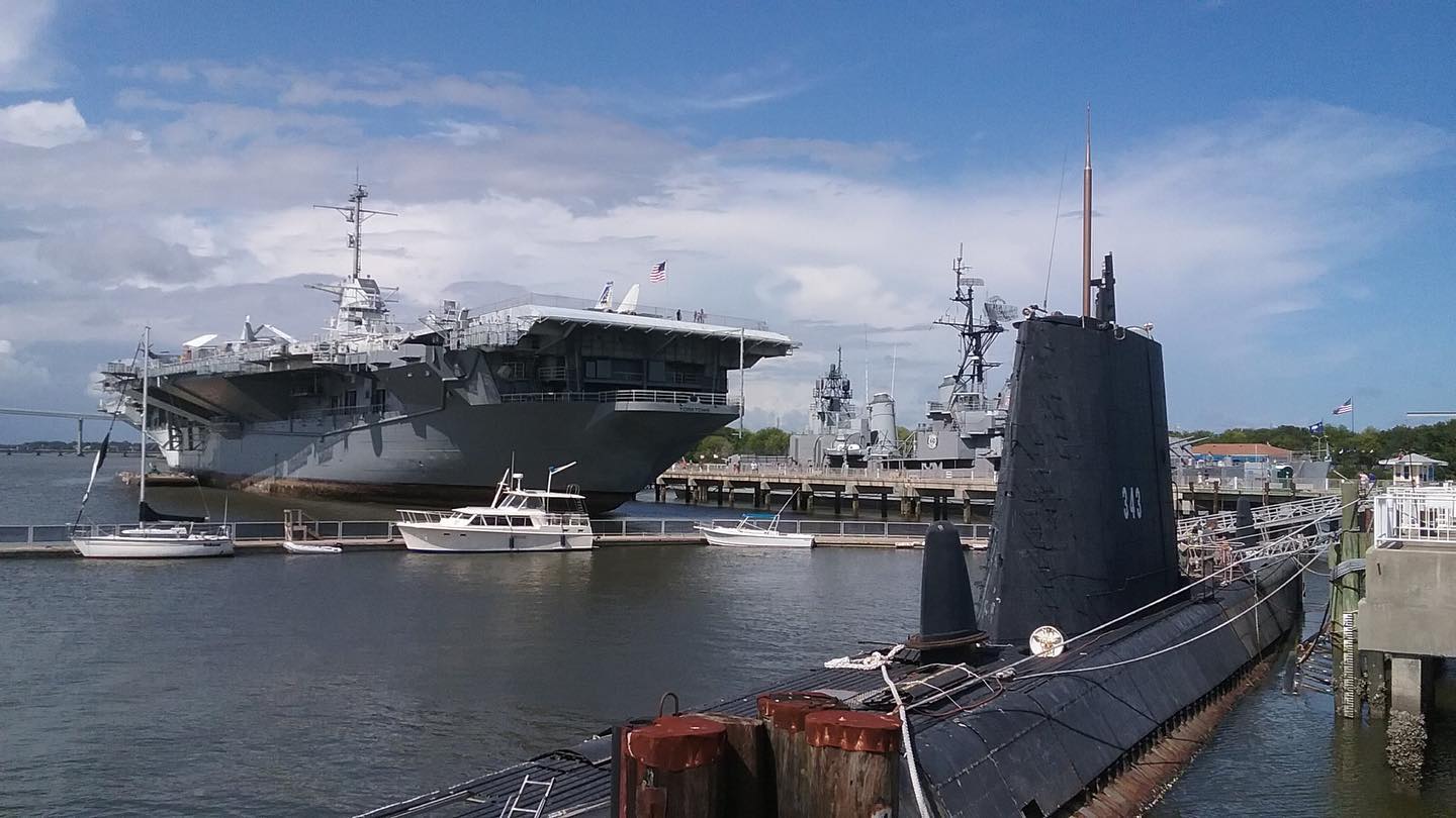 My photo of Charleston harbor